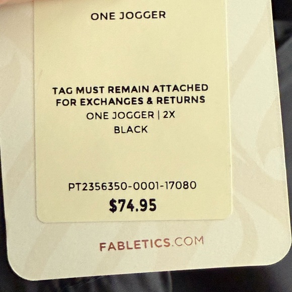 Fabletics one joggers sz 2x - Picture 4 of 7